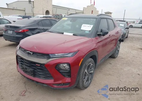 2021 Chevrolet Trailblazer Fwd Rs z USA, uszkodzony, nr VIN KL79MTSL9MB016984